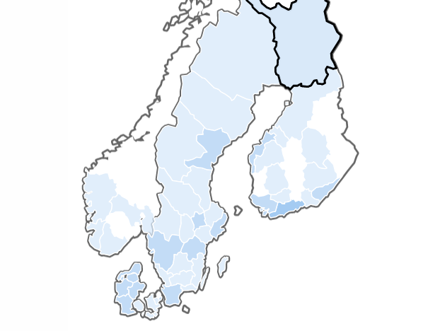 Scandinavia IPA map