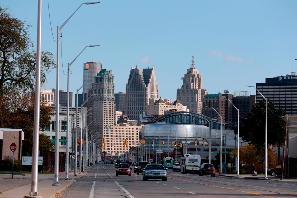 The state of the Detroit riverfront in 2021